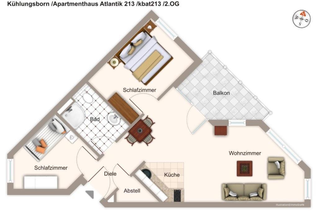 Apartmenthaus Atlantik Apartmenthaus Atlantik 213 Ostseebad Kühlungsborn Εξωτερικό φωτογραφία